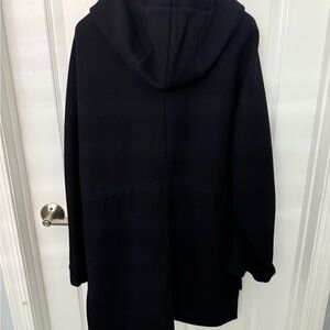 Marni Navy Coat with Hood.